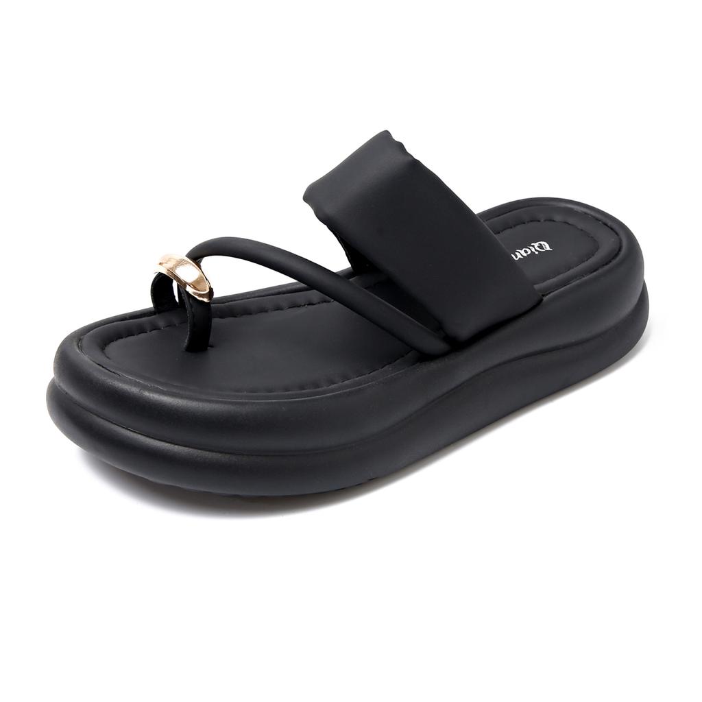 Fashion Women Slippers Summer Fashion shoes Flip Flops Outdoor Luxury Slides Women Non Slip Platform Slippers Casual Beach Flat Sandals