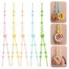 Baby Pacifier Chain Holders Anti-drop Rope Chain Silicone Teething Clips Baby Teether Toy Soother Pacifier Strap