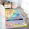 15 Misure Tappeti con Fantasia Carte Pokémon Gengar per Soggiorno Camera da Letto Tappetino per Pavimento Divano Tappeti Antiscivolo Tappeto Gioco per Camera dei Bambini Regali