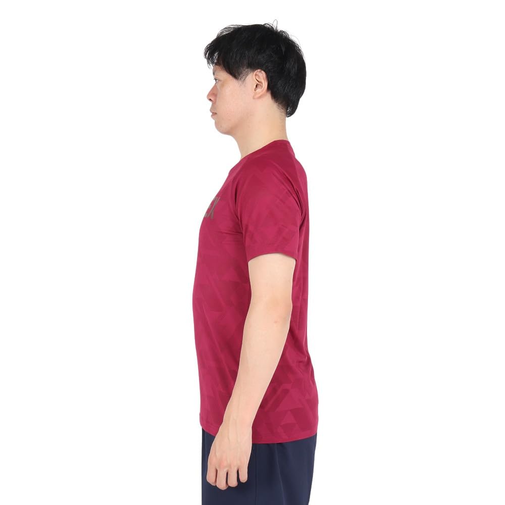 Yonex Dry 16715 Wine Red Small T-Shirt (Fit Style) (037)