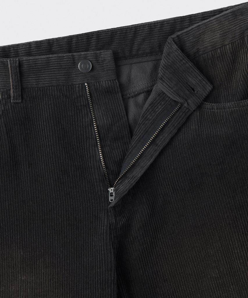 MUSINSA STANDARD Big Brush Wide Corduroy Pants [Rusty Dark Grey]