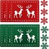 Christmas Felt Placemat Coaster Hotel Restaurant Family Available Table Mat Halloween Felt Ornament Christmas Decorations