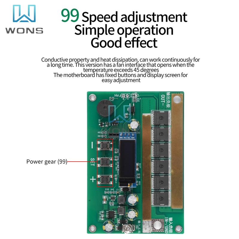 99 Gears 12V Spot Welder Module with Welding Pen DIY Min Spot Welding  Machine Kit 0.1-0.3mm Nickel for 18650 Lithium Battery