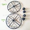 Mi Ling Mobile Wrought Iron Flower Pot Stand