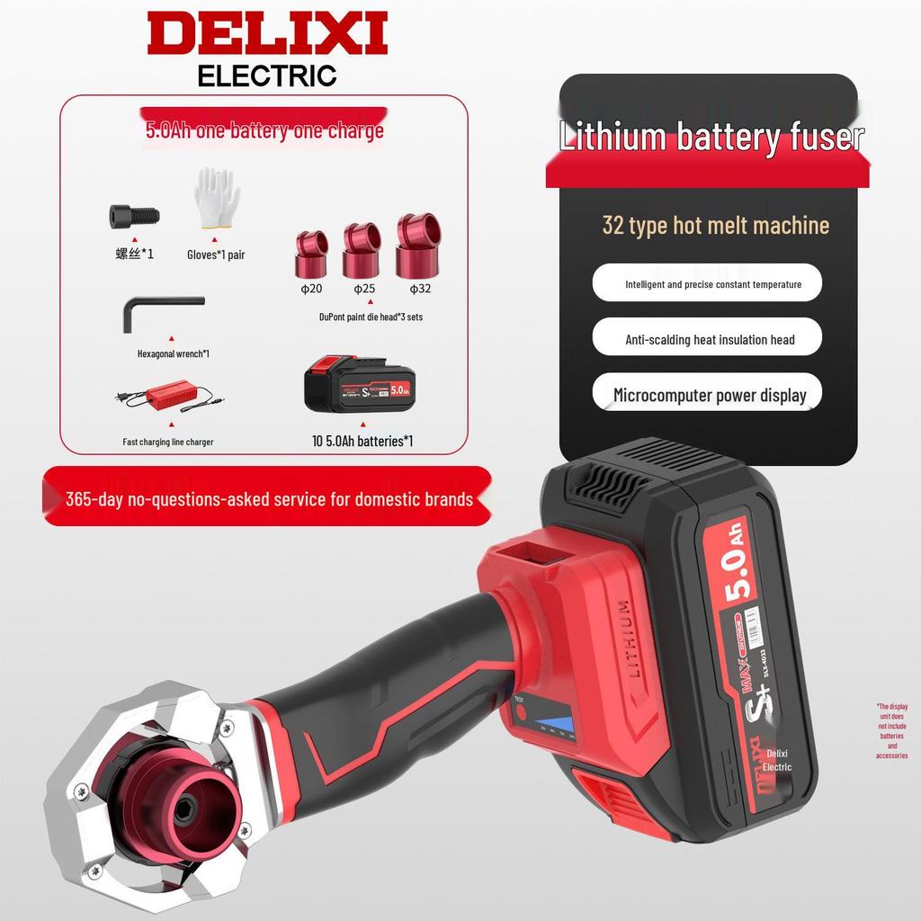 Delixi Wireless Lithium Hot Melt Plastic Pipe Welder