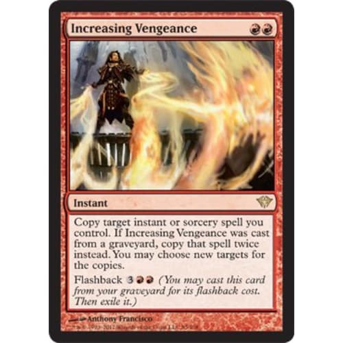 

MTG English Edition DKA-EN095 Increasing Vengeance (Red/Rare)