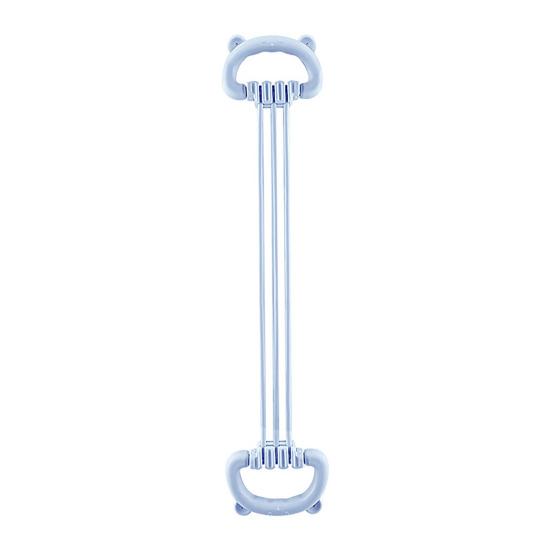 Adjustable 6-Tube Fitness Resistance Band with Bear Ear Handle Men Women Arm Shoulder Back Stretch Exercise Strap Strength Training Elastic Tension