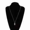Drip Oil Gourd Pendant Necklace Red Enamel Peanut Pendant Necklace  Women Girl