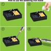 Portable Adjustable Temperature Cordless Soldering Iron Kit with 3 Tips, Rechargeable