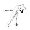 Stylish Star Shaped Hairpin Metal Snap Hair Clip Tassels Heart Beaded Barrette Styling Accessory for Women Girls