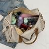 Duffle Bag for Travel, Canvas Travel Duffel Bags Overnight Weekend Gym Carry On Luggage Bag for Men & Women Multi Pocket