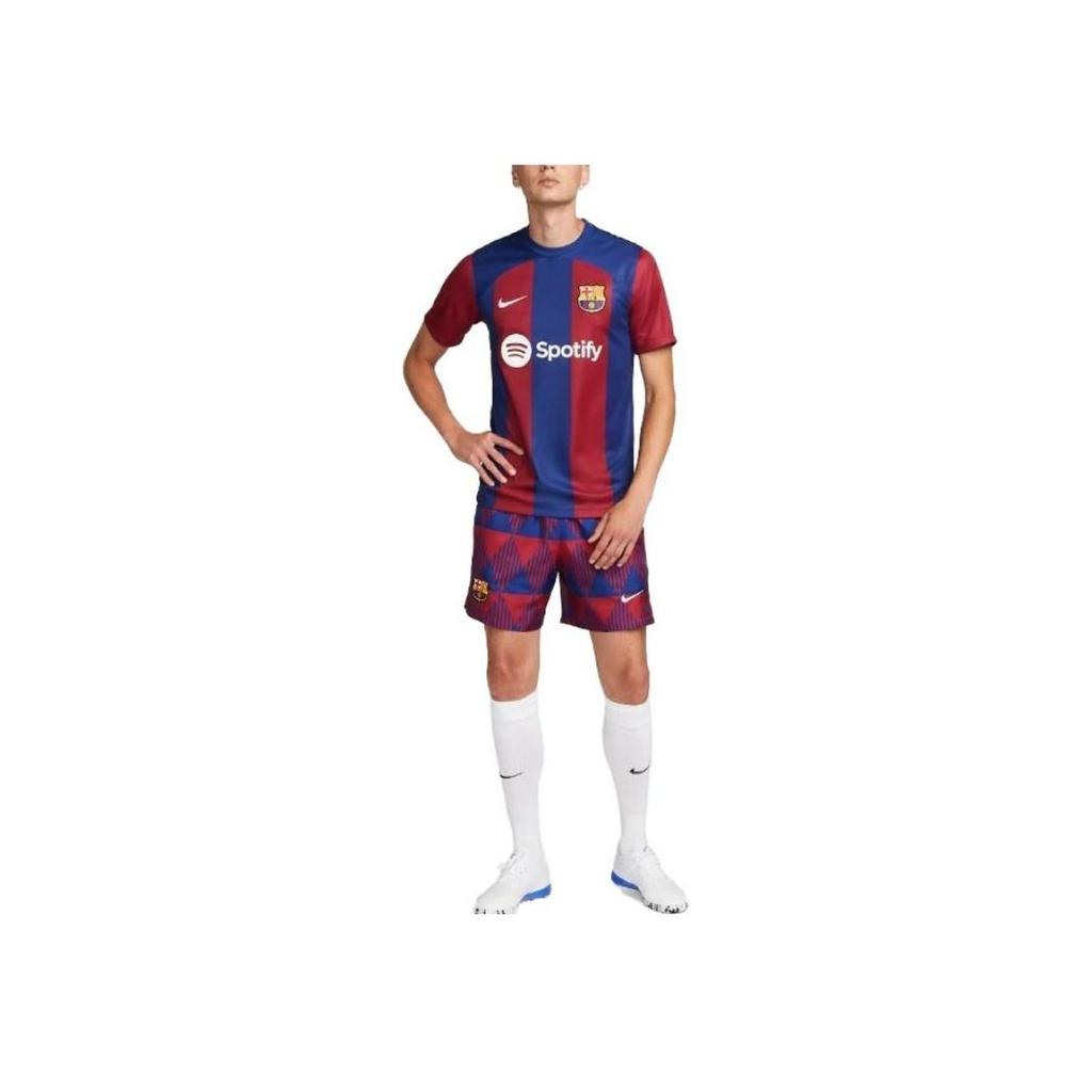 Nike Men's FC Barcelona 2023/24 Stadium Home Dri-FIT Soccer Jersey Deep Royal Blue DX2687-456