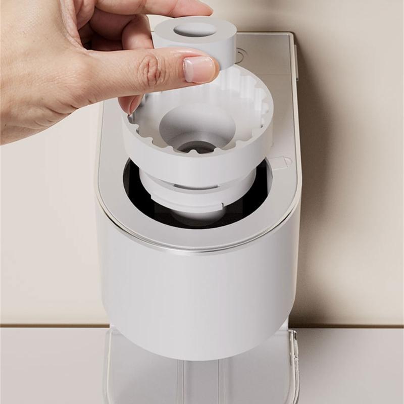 Toothpaste Dispenser Auto Squeeze 1200mAh Wall Mounted Space Saving Design