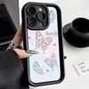 Angel Eye Soft Phone Case for Samsung A13 A23 A53 A14 A24 A34 A54 A15 A25 A35 A55 S20 S23 FE S24 Ultra Ae67 Butterfly flower Cute cartoon art design
