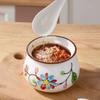 4 Piece Ceramic Spices Container Set Includes Decorative Tray Durable Kitchens Organizers for Spices Condiments