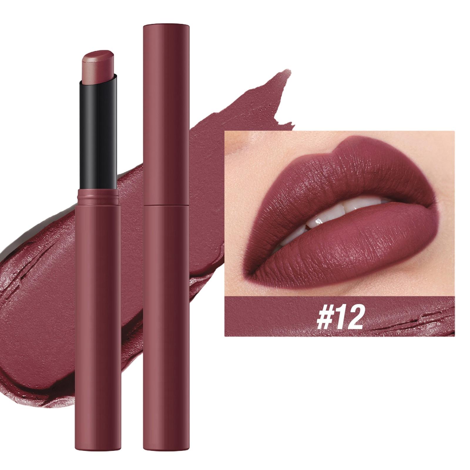 

Бархатная губная помада Nude Soft Dark High Color, стойкая водостойкая помада-бальзам для губ, косметика в подарок. One Size