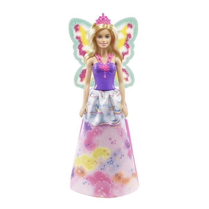 Barbie dreamtopia féerie 3-en-1 princesse sirène fée