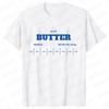 Cotton Tee Salted Butter Print Women Tshirt Short Sleeve O Neck Women Tshirt Butter Lover Ladies Tee Shirt Tops Clothes Camisetas Mujer