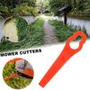 200/100/50/10 Pcs/Pack Cutter Blade Grass Trimmer Knife Garden Tool Parts Plastic Cutter Blades for Grass Trimmer Brushcutter Replacement Part