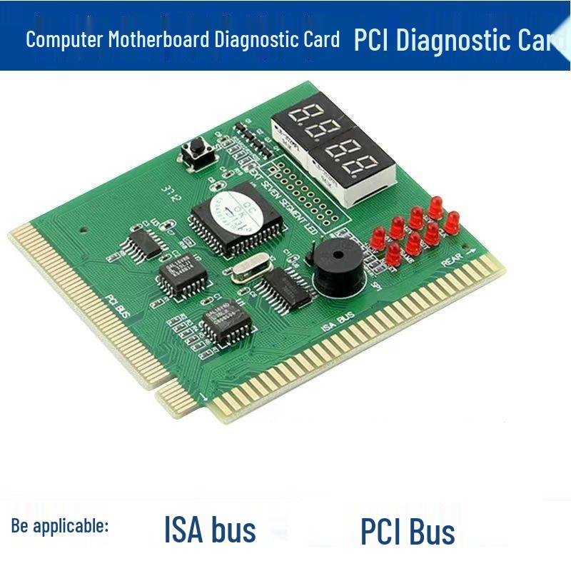 

PC Diagnostic Card: Diagnose Laptop & Desktop Motherboards, Test CPU & Memory Issues