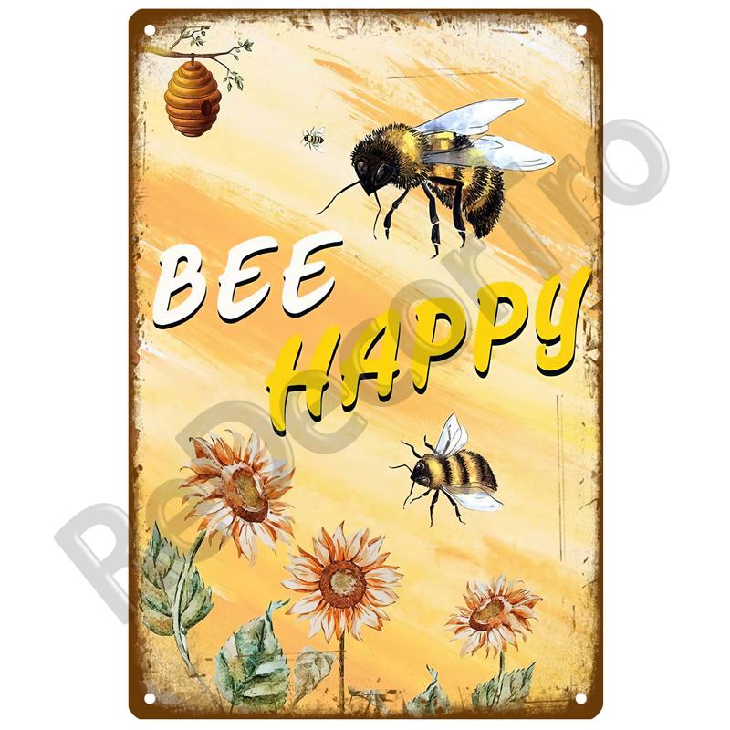 Lavender Metal Sign Plaque Vintage Flowers Tin Sign Wall Decoration For Room Art Garden Kitchen Home Living Room Iron Painting