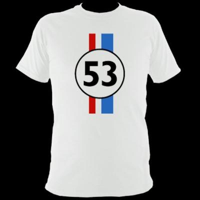Herbie 53 T-shirt Famiglia Film Commedia The Love Bug Maggiolino Rally di Monte Carlo GT185
