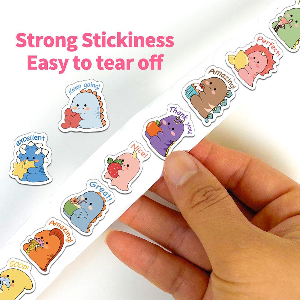 500 Dinosaur Reward Stickers: Creative DIY for Journals, Notebooks & Phone Cases