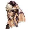 New Autumn and Winter Warm Scarf for Women Imitation Cashmere Thickened Air Conditioning Large Shawl Playing Card Jacquard Scarf