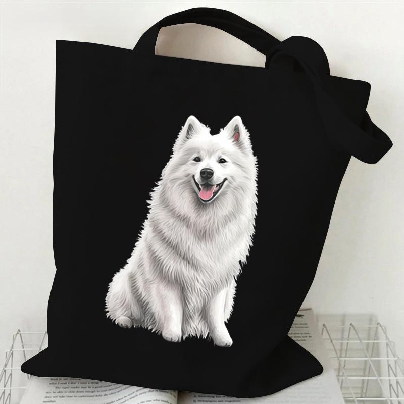 

Женские сумки Сиба-ину Корги Пудель Бигль Животное Собака Серия Холщовая сумка-тоут Модная забавная сумка для любителей собак Подарок для дам