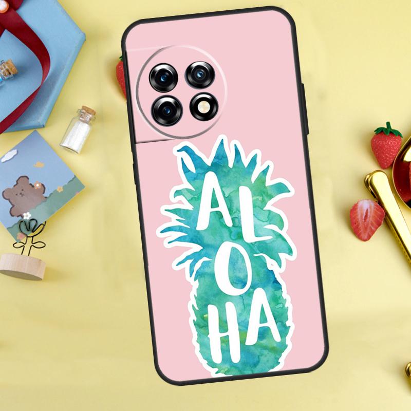Aloha Beach Life Hawaii Cover For OnePlus 13R 13 12 12R 11 10 Pro 8T 10T OnePlus Nord 4 CE 2 3 Lite N30 N10 N20 Case