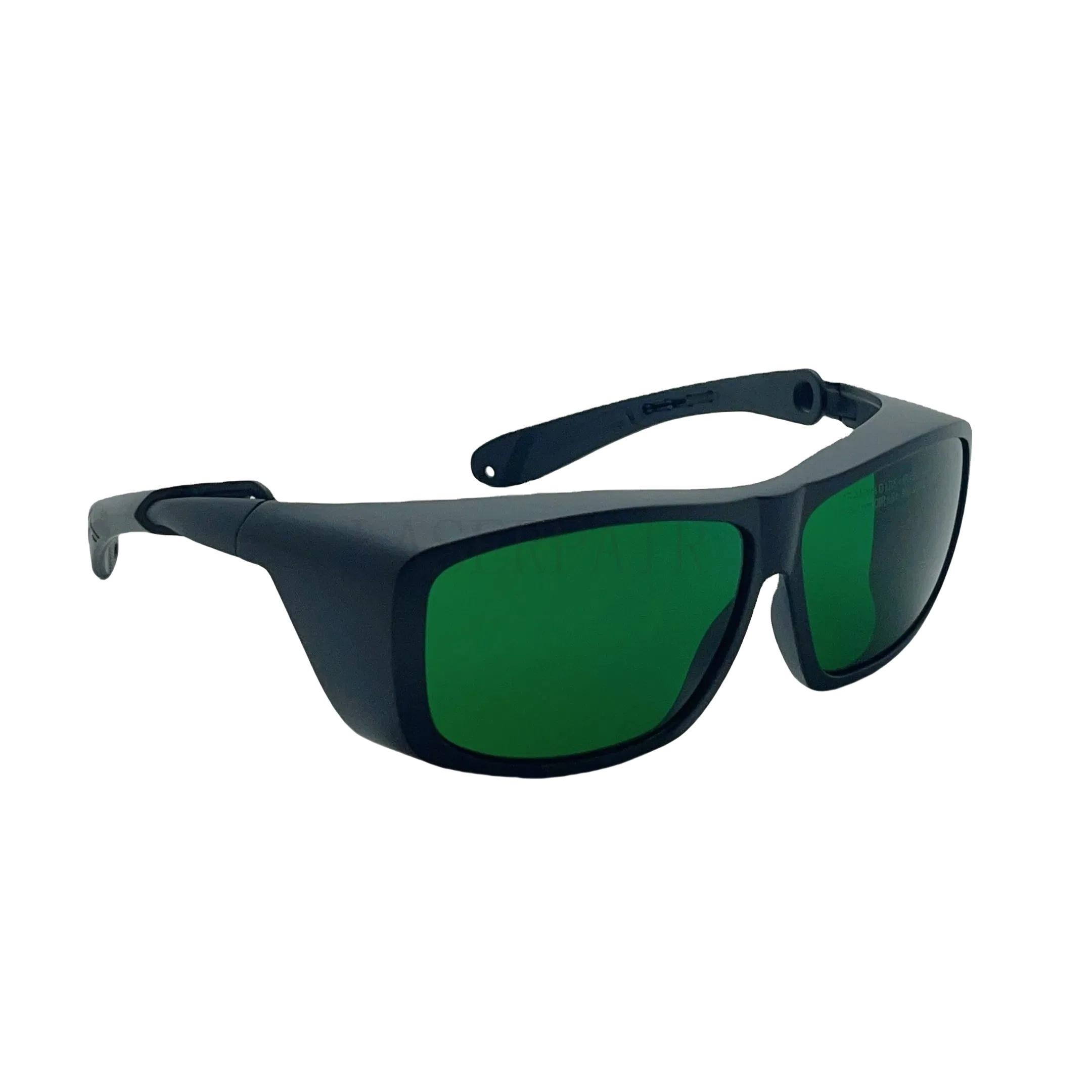 High Protection Laser Safety Glasses for 650nm Red Lasers 808nm 980nm Diode Lasers Eye Protection (Green,safety glasses) зелёный