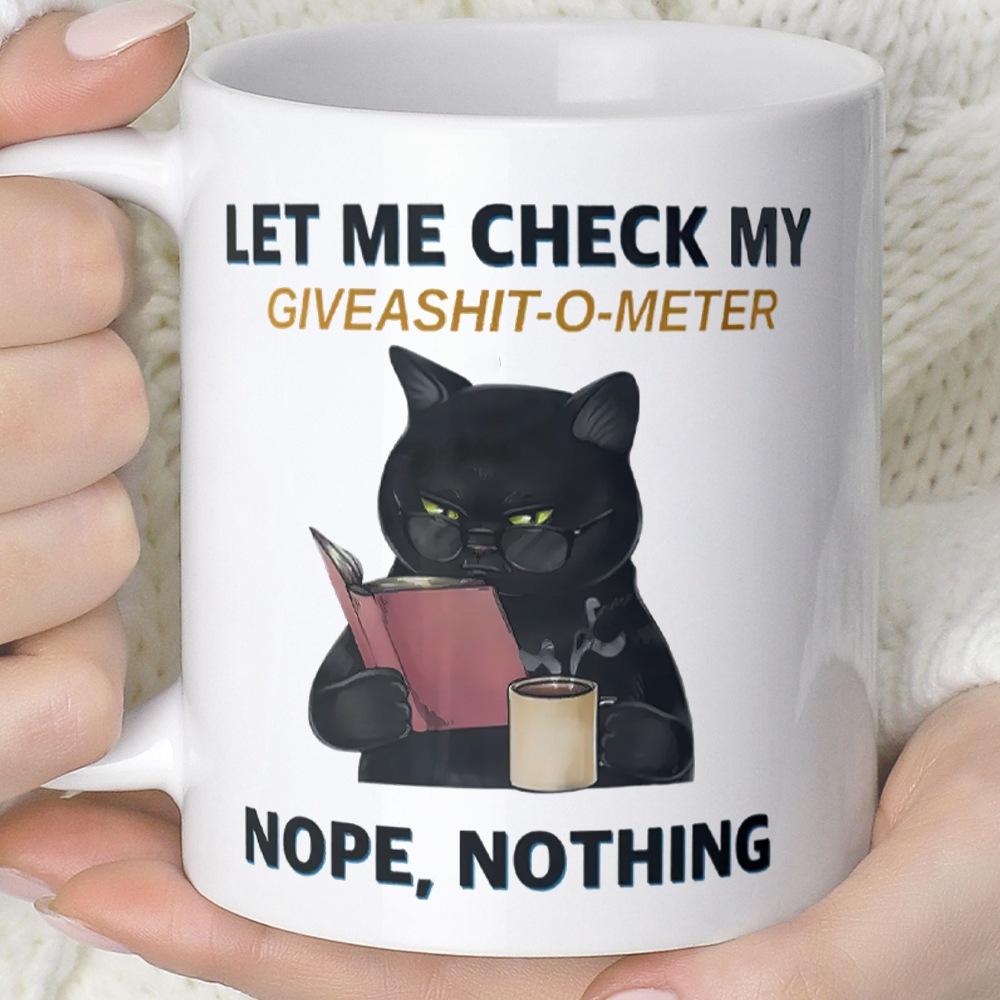 Cute cat mug office cup household cup ins wind 301-400ml