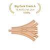 All Kinds of Wooden Track Accessories Beech Wood Railway Toys Fit For Brand Wooden Train Tracks Education Toys For Children