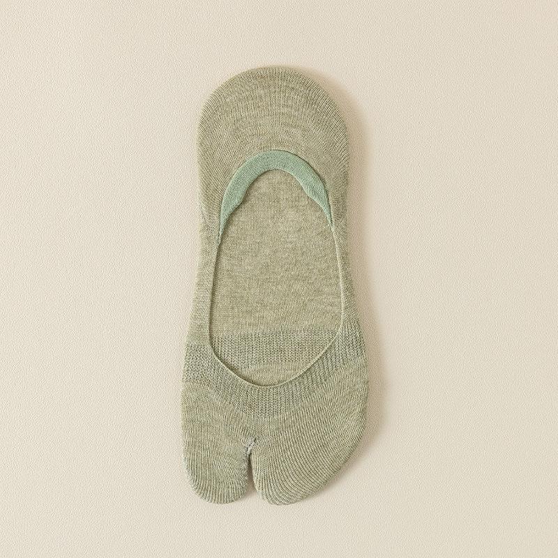 Damen Sommer Dünne Rutschfeste Nicht-Absatz-Antibakterielle Atmungsaktive Flache Unsichtbare Zehensocken ohne Knochen