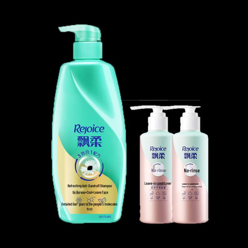 Rejoice Refreshing Anti-Dandruff Shampoo & Ginseng Nourishing Leave-in Conditioner Bundle