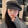 Australian Hair Beret Women'S Autumn And Winter High-Quality Face Small Literary Temperament Elegant Octagonal Hat Versatile Casual Painter Hat
