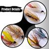 10Pcs Fly Fishing Kit with Storage Box Freshwater Realistic Tackle Barbed Hooks