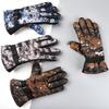 Fingerverdickt Fleece Warm Camouflage Handschuhe Outdoor Reiten Fahren Motorrad Kälteschutz Herren Winter Baumwollhandschuhe