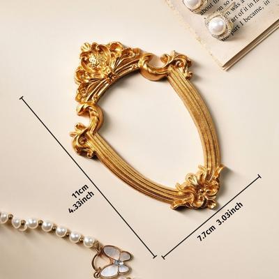 Vintage Gold DIY Shadow Box Frame DIY 3D Mini Photo Frames Wedding Photo Display Frames Photography Background Decoration
