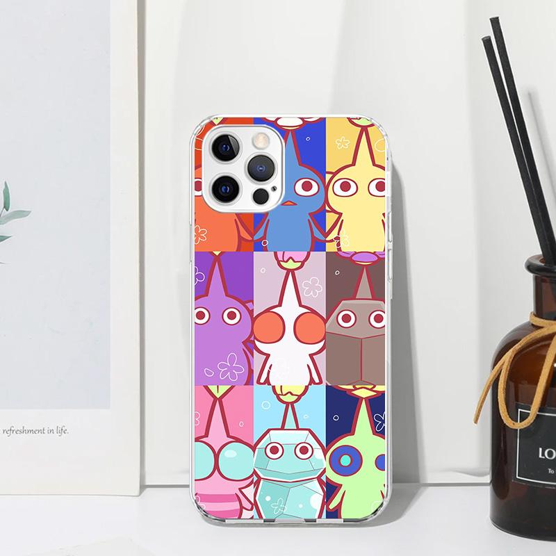 Game P-PikminS 4 Phone Case For Iphone 17 Air 16 15 Plus 16E 14 Pro Max 13 Mini 12 11 7 8 SE Fundas Soft Back Cover 17 Air 16 15