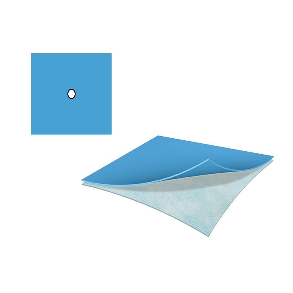 Surgical Drape 45cm x 45cm With 6cm Hole Without Adhesive 60g 2W Sterile Alphatex 1pc
