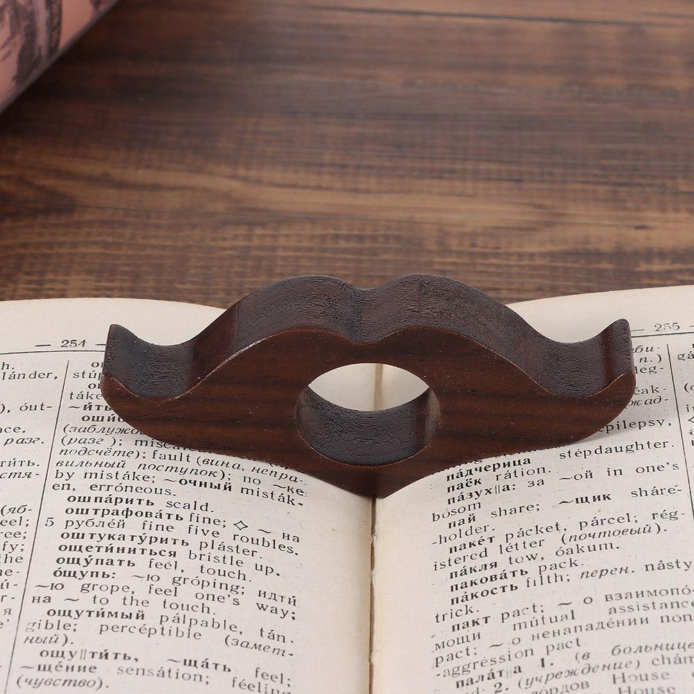 Wooden Bookmarks One Hand Reading Book Page Holder Convenient Thumb Book Support  Gift
