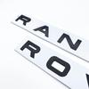Chrome Silver Black Letters Emblem Car Styling Accessories Refitting Hood Rear Trunk Badge Sticker For Range Rover Sport Evoque
