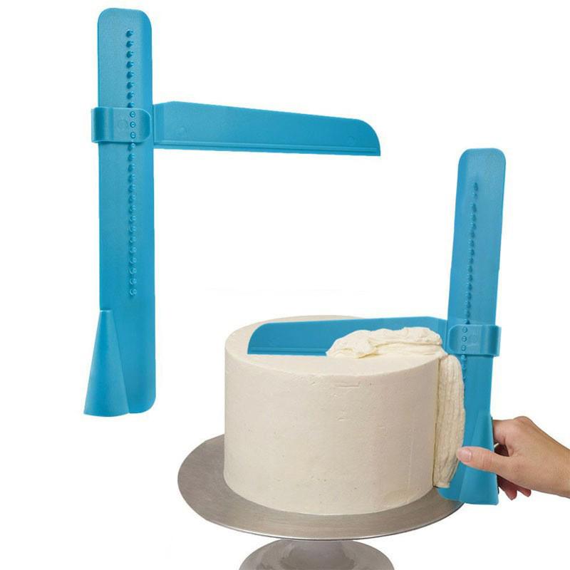 Cream Scraper Irregular Teeth Edge Spatulas Cake Baking Scraper Fondant Cake Slicer Pastry Cutters Tools Diy Decorating