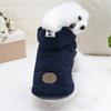 Pet Dog Clothes Winter Warm Hooded Jacket Coat for Small Dogs Cats Cozy Windproof Puppy Hoodie Costume Chihuahua Pug Outfits