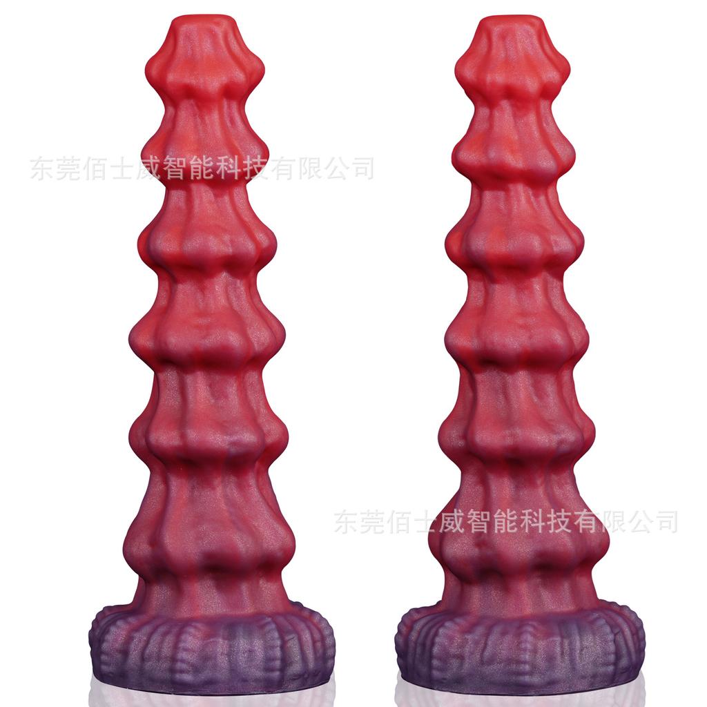 Alien Penis Candy Colored Liquid Silicone Male And Female Masturbator Anal Plug Orgasmic Wand Adult Sex Toy