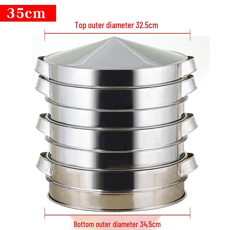 Yingtang 4-Layer Stainless Steel Multi-Stove Steamer