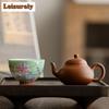 65ml Chinese Enamel Color Tea Cup Ceramic Peony Master Cup High-grade Household Palace Flower Tea Set Portable Small Tea Bowl