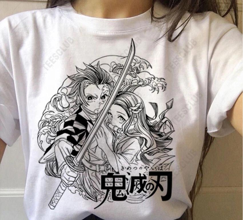 

Demon Slayer: Kimetsu no Yaiba Anime Manga T-Shirt Tee Undershirt L