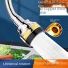 Adjustable Faucet 3 Flow Mode High Pressure Anti-Splash Sprayer Head  Kitchen